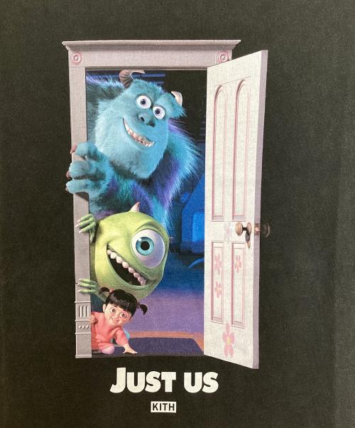 KITH（キス）KITH (キス) Disney PIXAR (ディズニー ピクサー) キャラクター プリントTシャツ ブラック サイズ:Lの古着・服飾アイテム