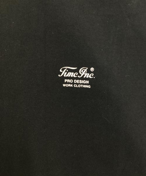 time inc（タイムインク）Time inc (タイムインク) スモールロゴプリントTシャツ ブラック サイズ:XLの古着・服飾アイテム