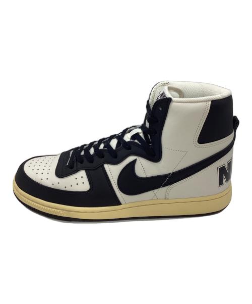 NIKE（ナイキ）NIKE (ナイキ) Terminator High ハイカットスニーカー ホワイト×ブラック サイズ:28の古着・服飾アイテム