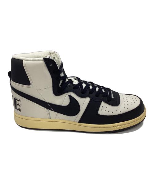 NIKE（ナイキ）NIKE (ナイキ) Terminator High ハイカットスニーカー ホワイト×ブラック サイズ:28の古着・服飾アイテム