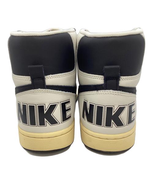 NIKE（ナイキ）NIKE (ナイキ) Terminator High ハイカットスニーカー ホワイト×ブラック サイズ:28の古着・服飾アイテム