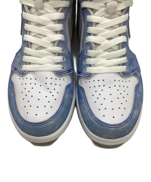 NIKE（ナイキ）NIKE (ナイキ) AIR JORDAN 1 HIGH OG ハイカットスニーカー ホワイト×ブルー×グレー サイズ:28の古着・服飾アイテム