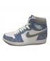 NIKE (ナイキ) AIR JORDAN 1 HIGH OG ハイカットスニーカー ホワイト×ブルー×グレー サイズ:28：35000円