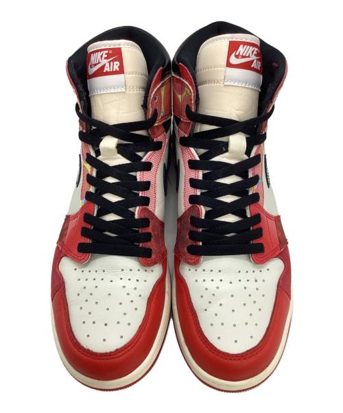 NIKE（ナイキ）NIKE (ナイキ) Spider-Man (スパイダーマン) AIR JORDAN 1 RETRO HIGH OG SP ハイカットスニーカー レッド×ホワイト×ブラック サイズ:28の古着・服飾アイテム