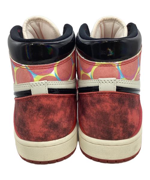 NIKE（ナイキ）NIKE (ナイキ) Spider-Man (スパイダーマン) AIR JORDAN 1 RETRO HIGH OG SP ハイカットスニーカー レッド×ホワイト×ブラック サイズ:28の古着・服飾アイテム