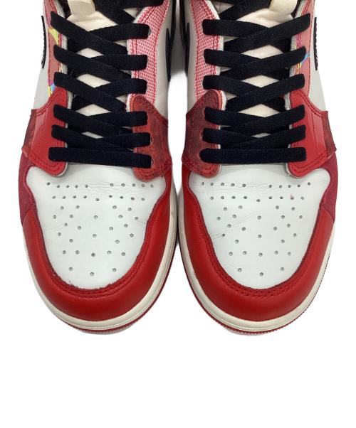 NIKE（ナイキ）NIKE (ナイキ) Spider-Man (スパイダーマン) AIR JORDAN 1 RETRO HIGH OG SP ハイカットスニーカー レッド×ホワイト×ブラック サイズ:28の古着・服飾アイテム