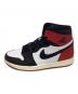 NIKE (ナイキ) AIR JORDAN 1 RETRO HIGH OG ハイカットスニーカー ホワイト×ブラック×レッド サイズ:28：15000円