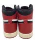 中古・古着 NIKE (ナイキ) AIR JORDAN 1 RETRO HIGH OG ハイカットスニーカー ホワイト×ブラック×レッド サイズ:28：15000円