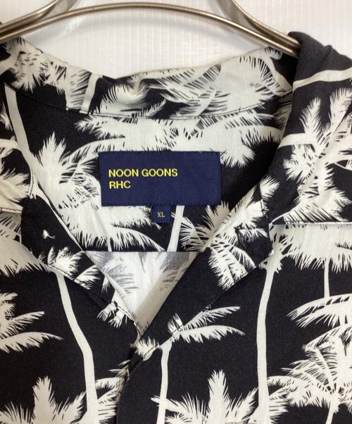 NOON GOONS（ヌーングーンズ）NOON GOONS (ヌーングーンズ) RHC Ron Herman (アールエイチシー ロンハーマン) 別注アロハシャツ ブラック サイズ:XLの古着・服飾アイテム