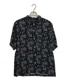 NOON GOONS×RHC Ron Herman（ヌーングーンズ×アールエイチシー ロンハーマン）の古着「別注ペイズリーレーヨンシャツ」｜ブラック