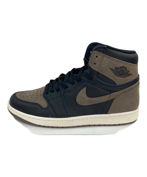 NIKE（ナイキ）NIKE (ナイキ) AIR JORDAN 1 RETRO HIGH OGハイカットスニーカー ブラック×ブラウン サイズ:28㎝の古着・服飾アイテム