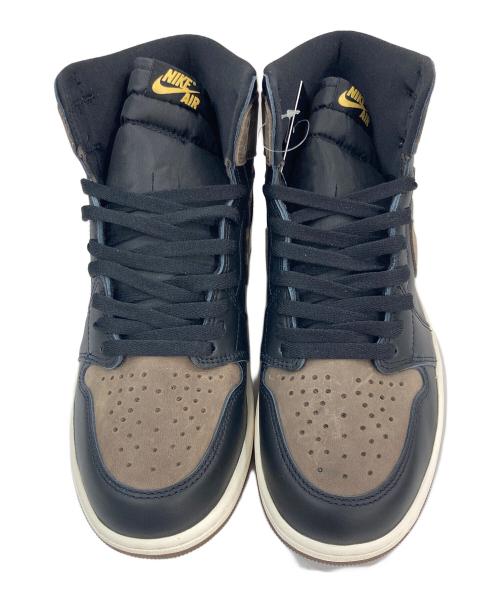 NIKE（ナイキ）NIKE (ナイキ) AIR JORDAN 1 RETRO HIGH OGハイカットスニーカー ブラック×ブラウン サイズ:28㎝の古着・服飾アイテム