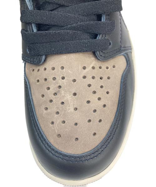 NIKE（ナイキ）NIKE (ナイキ) AIR JORDAN 1 RETRO HIGH OGハイカットスニーカー ブラック×ブラウン サイズ:28㎝の古着・服飾アイテム