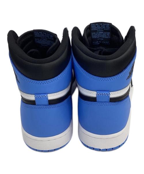NIKE（ナイキ）NIKE (ナイキ) AIR JORDAN 1 RETRO HIGH OG ハイカットスニーカー ブルー×ブラック×ホワイト サイズ:28cmの古着・服飾アイテム
