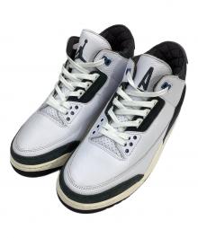 NIKE×A Ma Maniere（ナイキ×ア・マ・マニエール）の古着「AIR JORDAN 3 RETRO OG SP ミッドカットスニーカー」｜ホワイト×グレー×ネイビー