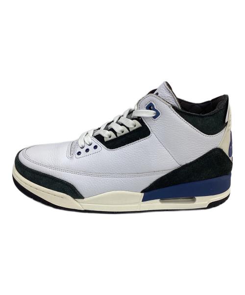 NIKE（ナイキ）NIKE (ナイキ) A Ma Maniere (ア・マ・マニエール) AIR JORDAN 3 RETRO OG SP ミッドカットスニーカー ホワイト×グレー×ネイビー サイズ:28㎝の古着・服飾アイテム