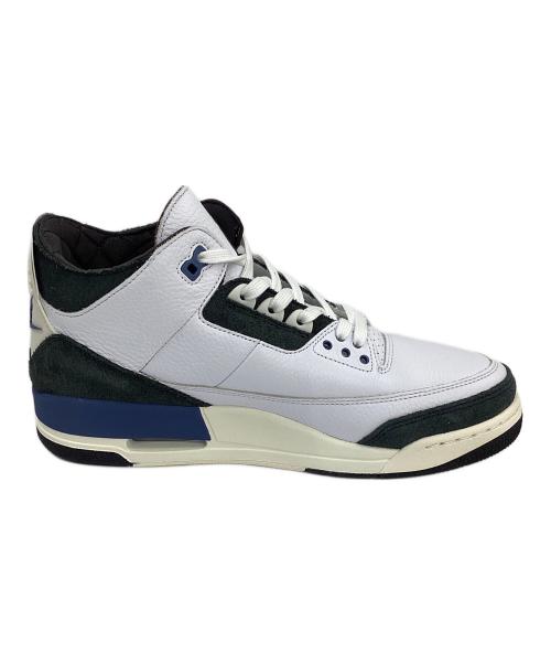 NIKE（ナイキ）NIKE (ナイキ) A Ma Maniere (ア・マ・マニエール) AIR JORDAN 3 RETRO OG SP ミッドカットスニーカー ホワイト×グレー×ネイビー サイズ:28㎝の古着・服飾アイテム