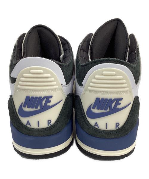 NIKE（ナイキ）NIKE (ナイキ) A Ma Maniere (ア・マ・マニエール) AIR JORDAN 3 RETRO OG SP ミッドカットスニーカー ホワイト×グレー×ネイビー サイズ:28㎝の古着・服飾アイテム