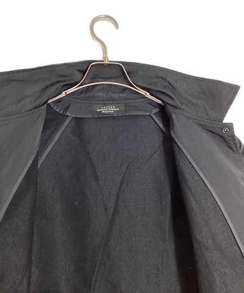 UNUSED（アンユーズド）UNUSED (アンユーズド) ウール混ナイロンコーチジャケット ブラック サイズ:3の古着・服飾アイテム
