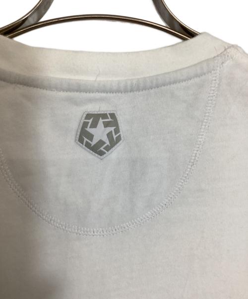 tribal gear（トライバルギア）tribal gear (トライバルギア) ノースリーブカットソー ホワイト×グレー サイズ:XLの古着・服飾アイテム