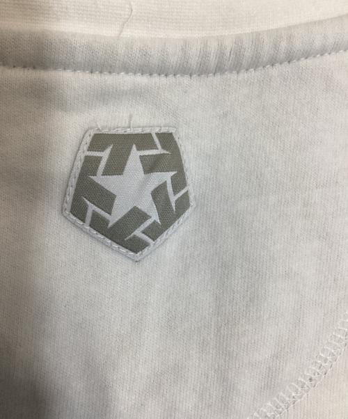 tribal gear（トライバルギア）tribal gear (トライバルギア) ノースリーブカットソー ホワイト×グレー サイズ:XLの古着・服飾アイテム