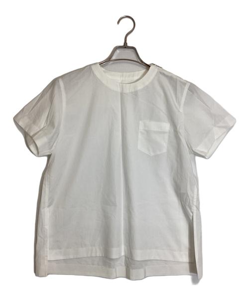 sacai（サカイ）sacai (サカイ) アンサンブルTシャツ ホワイト×ピンク サイズ:SIZE 2の古着・服飾アイテム