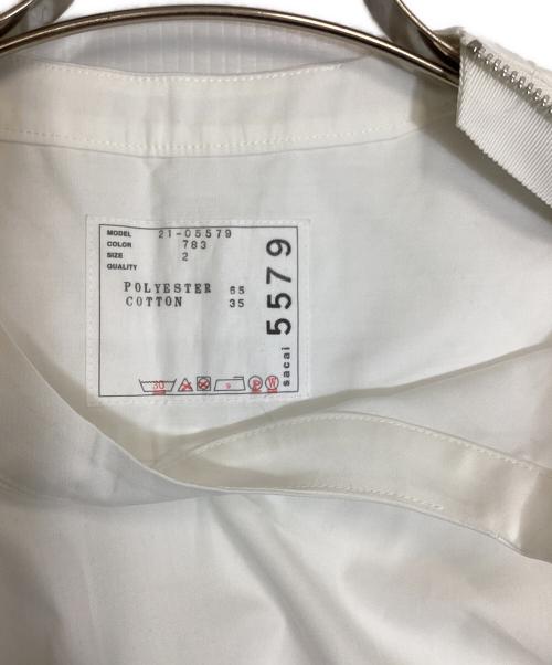 sacai（サカイ）sacai (サカイ) アンサンブルTシャツ ホワイト×ピンク サイズ:SIZE 2の古着・服飾アイテム