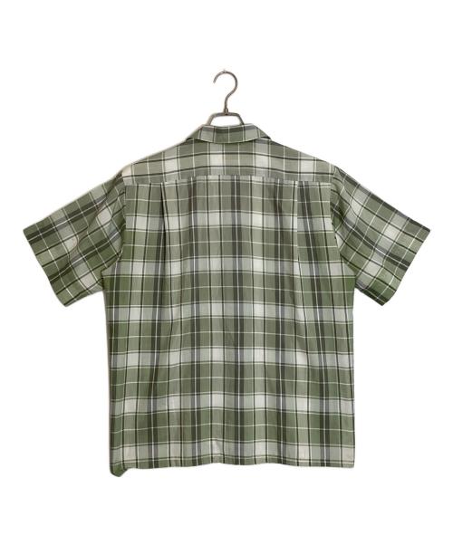 Macy's（メイシーズ）Macy's (メイシーズ) チェックシャツ グリーン×グレー サイズ:Lの古着・服飾アイテム