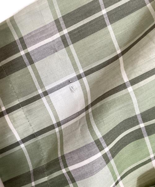 Macy's（メイシーズ）Macy's (メイシーズ) チェックシャツ グリーン×グレー サイズ:Lの古着・服飾アイテム