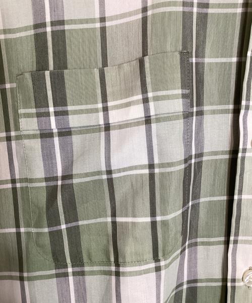 Macy's（メイシーズ）Macy's (メイシーズ) チェックシャツ グリーン×グレー サイズ:Lの古着・服飾アイテム