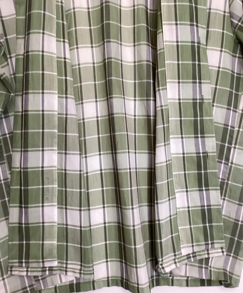 Macy's（メイシーズ）Macy's (メイシーズ) チェックシャツ グリーン×グレー サイズ:Lの古着・服飾アイテム