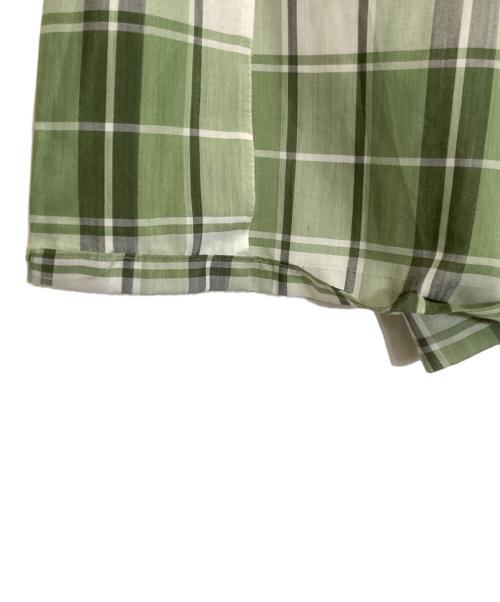 Macy's（メイシーズ）Macy's (メイシーズ) チェックシャツ グリーン×グレー サイズ:Lの古着・服飾アイテム