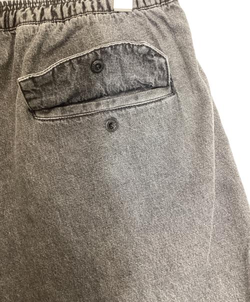 STABRIDGE（スタブリッジ）STABRIDGE (スタブリッジ) DENIM EASY SHORTS / デニム イージー ショーツ グレー サイズ:XLの古着・服飾アイテム