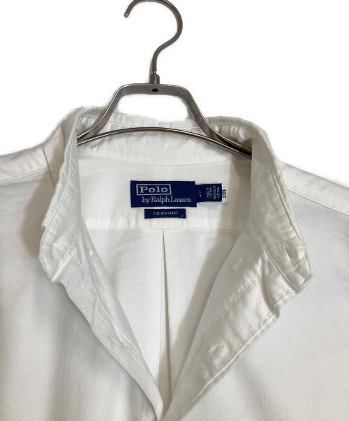 POLO RALPH LAUREN（ポロ・ラルフローレン）POLO RALPH LAUREN (ポロ・ラルフローレン) ビッグシャツ ホワイト サイズ:Lの古着・服飾アイテム