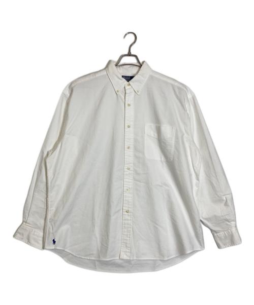 POLO RALPH LAUREN（ポロ・ラルフローレン）POLO RALPH LAUREN (ポロ・ラルフローレン)  THE BIG SHIRT  / ビッグシャツ ホワイト サイズ:Lの古着・服飾アイテム