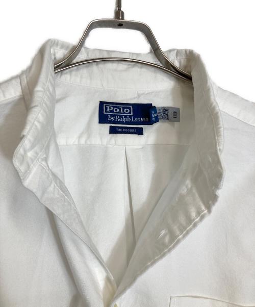 POLO RALPH LAUREN（ポロ・ラルフローレン）POLO RALPH LAUREN (ポロ・ラルフローレン)  THE BIG SHIRT  / ビッグシャツ ホワイト サイズ:Lの古着・服飾アイテム