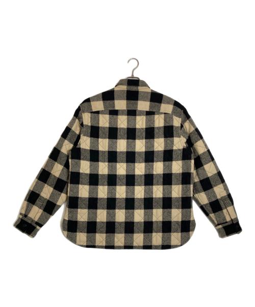 RRL（ダブルアールエル）RRL (ダブルアールエル) マッキノークルーザージャケット ベージュ×ブラック サイズ:XLの古着・服飾アイテム