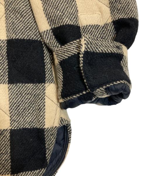 RRL（ダブルアールエル）RRL (ダブルアールエル) マッキノークルーザージャケット ベージュ×ブラック サイズ:XLの古着・服飾アイテム
