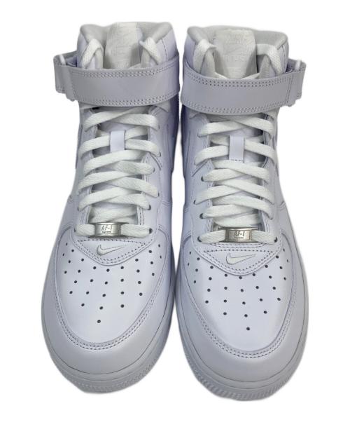 NIKE（ナイキ）NIKE (ナイキ) Supreme (シュプリーム) AIR FORCE 1 MID SP ミッドカットスニーカー ホワイト サイズ:28㎝の古着・服飾アイテム