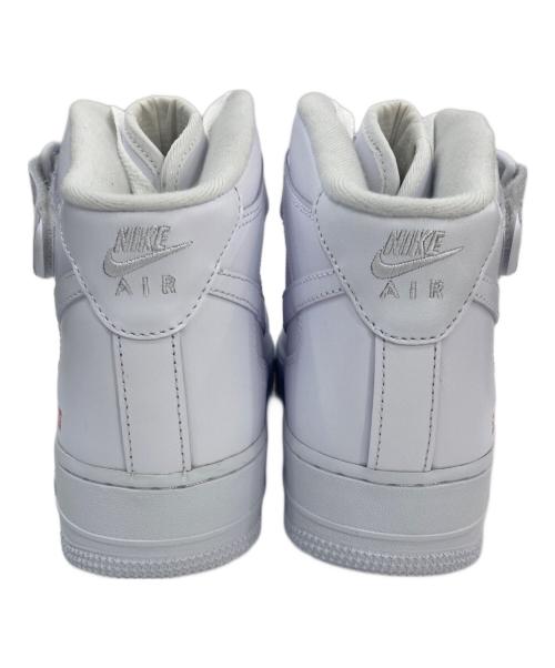 NIKE（ナイキ）NIKE (ナイキ) Supreme (シュプリーム) AIR FORCE 1 MID SP ミッドカットスニーカー ホワイト サイズ:28㎝の古着・服飾アイテム