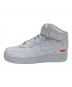 NIKE (ナイキ) Supreme (シュプリーム) AIR FORCE 1 MID SP ミッドカットスニーカー ホワイト サイズ:28㎝：18000円
