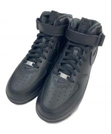 NIKE×SUPREME（ナイキ×シュプリーム）の古着「AIR FORCE 1 MID SP ミッドカットスニーカー」｜ブラック