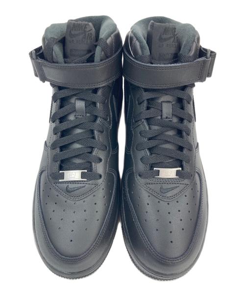 NIKE（ナイキ）NIKE (ナイキ) Supreme (シュプリーム) AIR FORCE 1 MID SP ミッドカットスニーカー ブラック サイズ:28㎝の古着・服飾アイテム