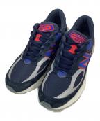 NEW BALANCE×KITH×MADISON SQUARE GARDENニューバランス×キス×）の古着「990 ローカットスニーカー」｜ネイビー