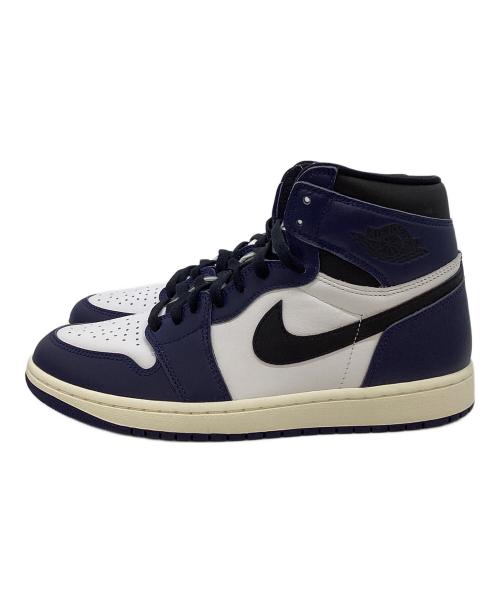 NIKE（ナイキ）NIKE (ナイキ) ARI JORDAN 1 RETRO HIGH OG ハイカットスニーカー ネイビー×ホワイト×ブラック サイズ:28㎝の古着・服飾アイテム