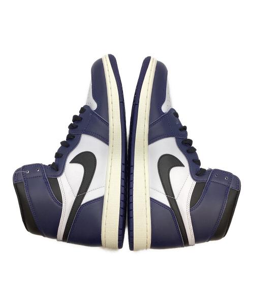 NIKE（ナイキ）NIKE (ナイキ) ARI JORDAN 1 RETRO HIGH OG ハイカットスニーカー ネイビー×ホワイト×ブラック サイズ:28㎝の古着・服飾アイテム