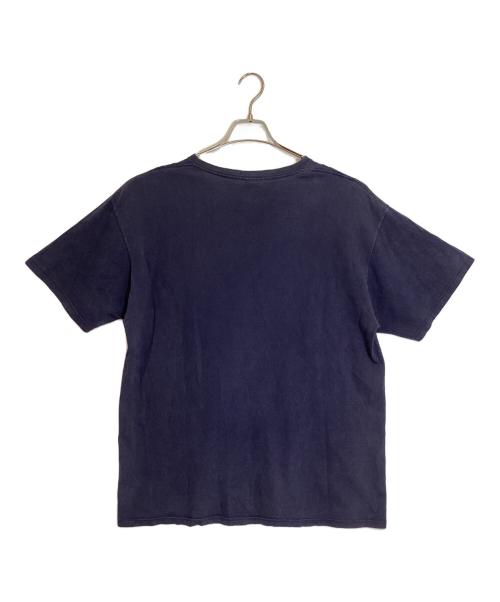 stussy（ステューシー）stussy (ステューシー) スプレーロゴプリントTシャツ ネイビー サイズ:XLの古着・服飾アイテム
