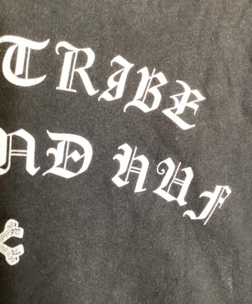 stussy（ステューシー）stussy (ステューシー) HUF (ハフ) 30TH ANNIVERSARY TEE ブラック サイズ:XLの古着・服飾アイテム
