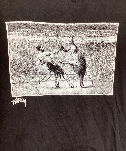 stussy（ステューシー）stussy (ステューシー) HUF (ハフ) 30TH ANNIVERSARY TEE ブラック サイズ:XLの古着・服飾アイテム
