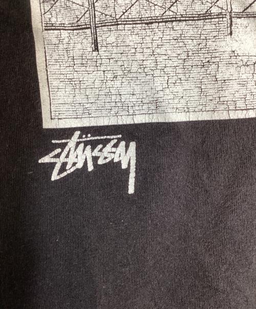 stussy（ステューシー）stussy (ステューシー) HUF (ハフ) 30TH ANNIVERSARY TEE ブラック サイズ:XLの古着・服飾アイテム